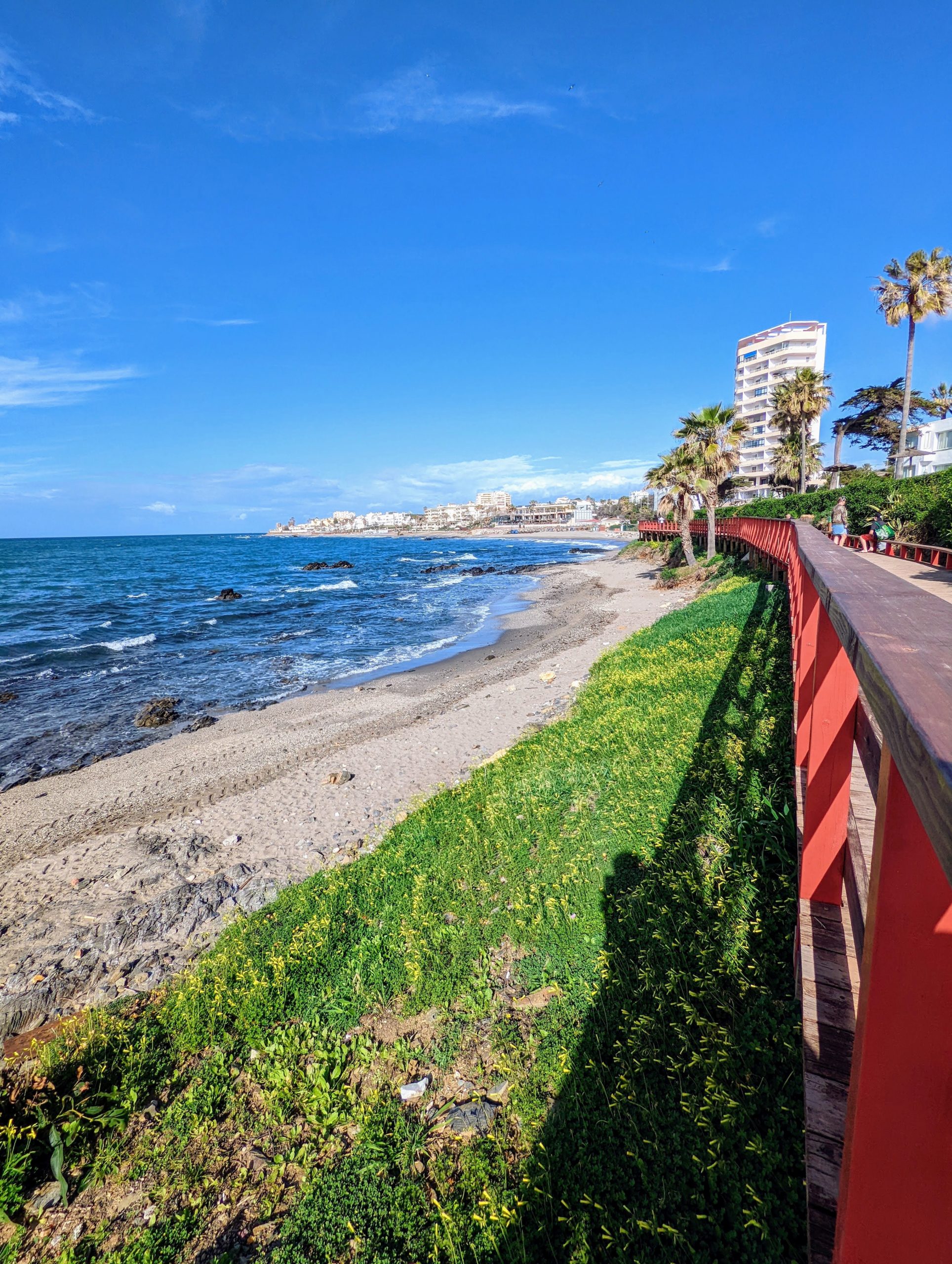 Playa Rocas del Mar camino Litoral